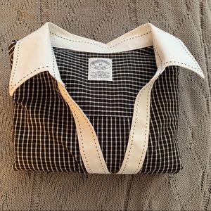 Shirt - Classic (Stretch) B&W Gingham Check